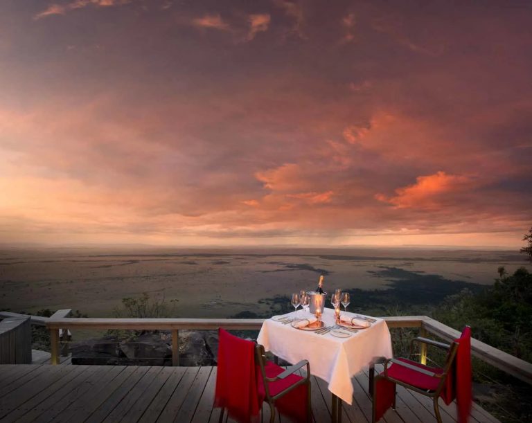 Dinner for two with a view