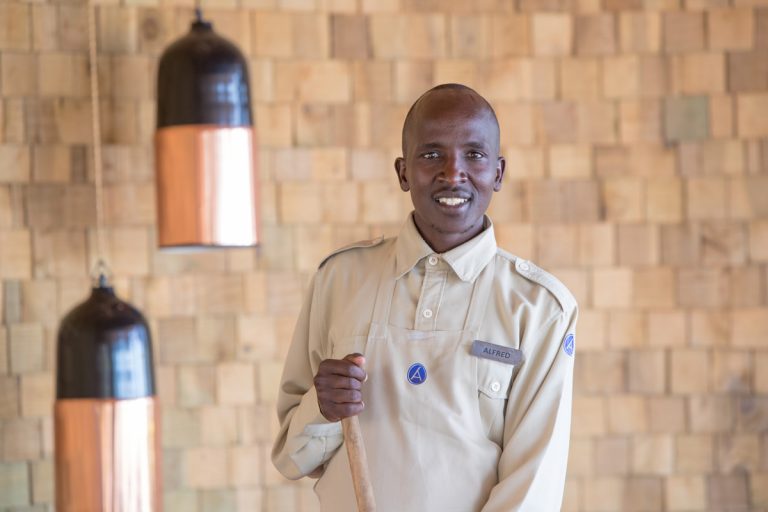 Angama Tent Steward Alfred