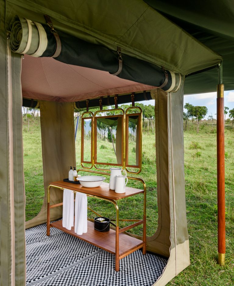 Washrooms at Angama Safari Camp
