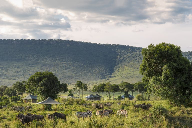 A beautiful tented camp in the Maasai MAra