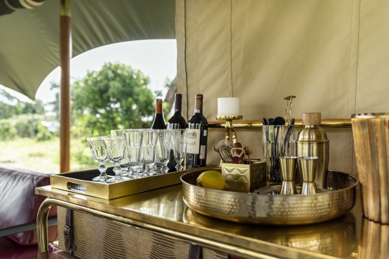 Angama Safari Camp self service bar