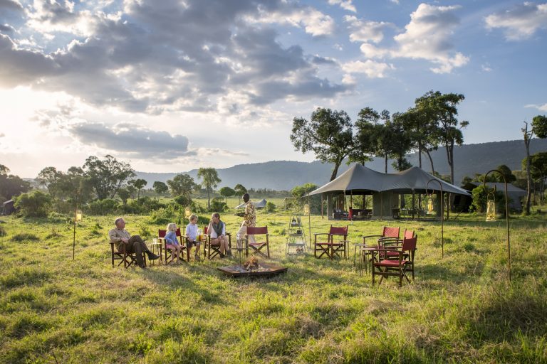 Sunset delights in the MAasai Mara