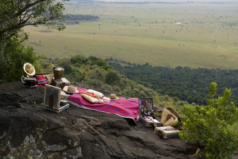 Angama Mara out of Africa picnic