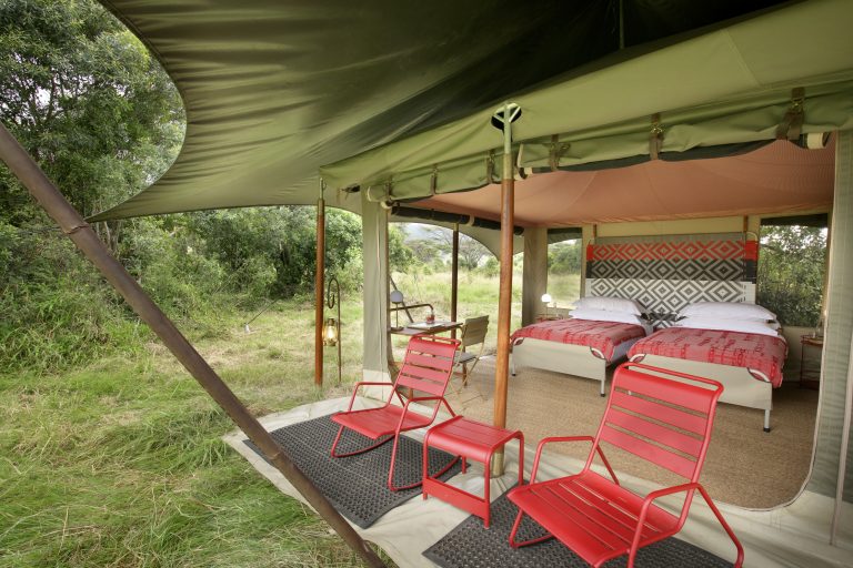 Angama Safari Camp tent interiors