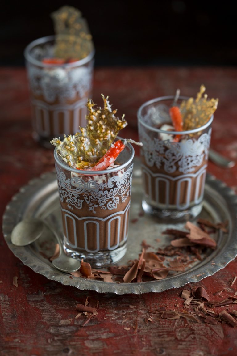 Swahili chocolate pot dessert at Angama Mara