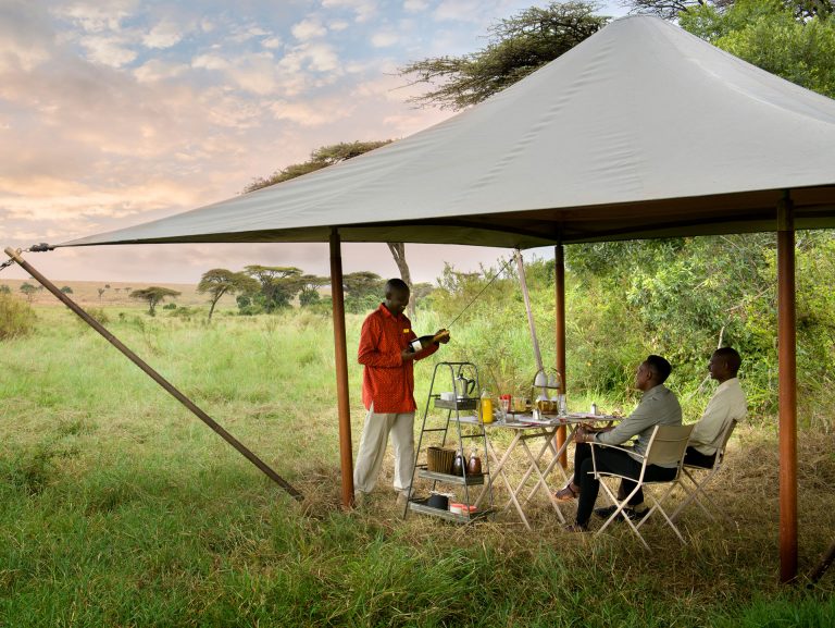Guest delight at Angama Safari Camp