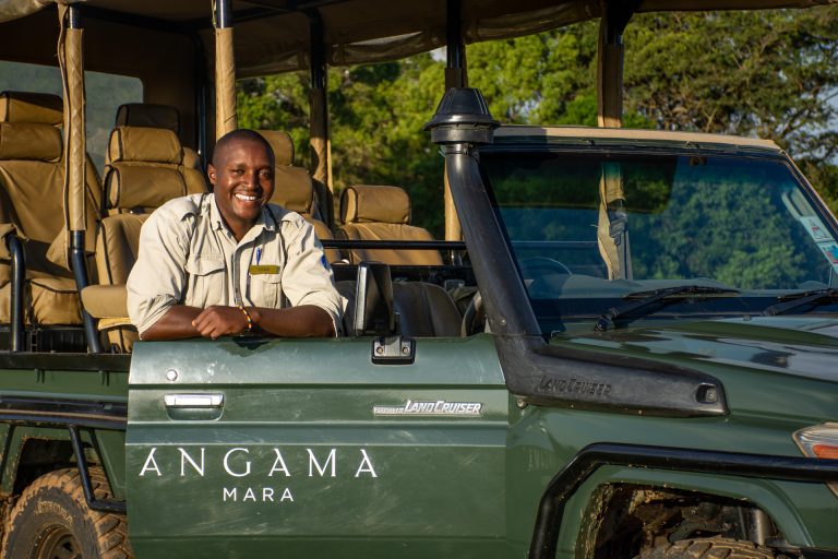 Guide Titus at Angama Mara