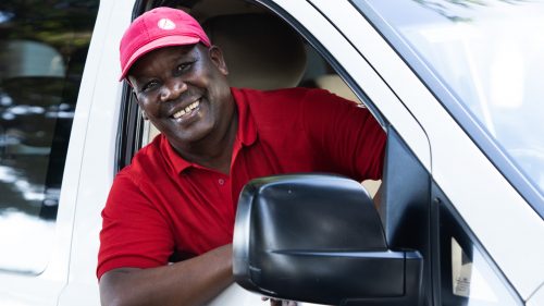 Above: Imagine this smile greeting you as you arrive in Nairobi