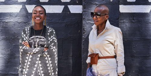 Above: The coolest girls in Nairobi, Annabel and Patricia 