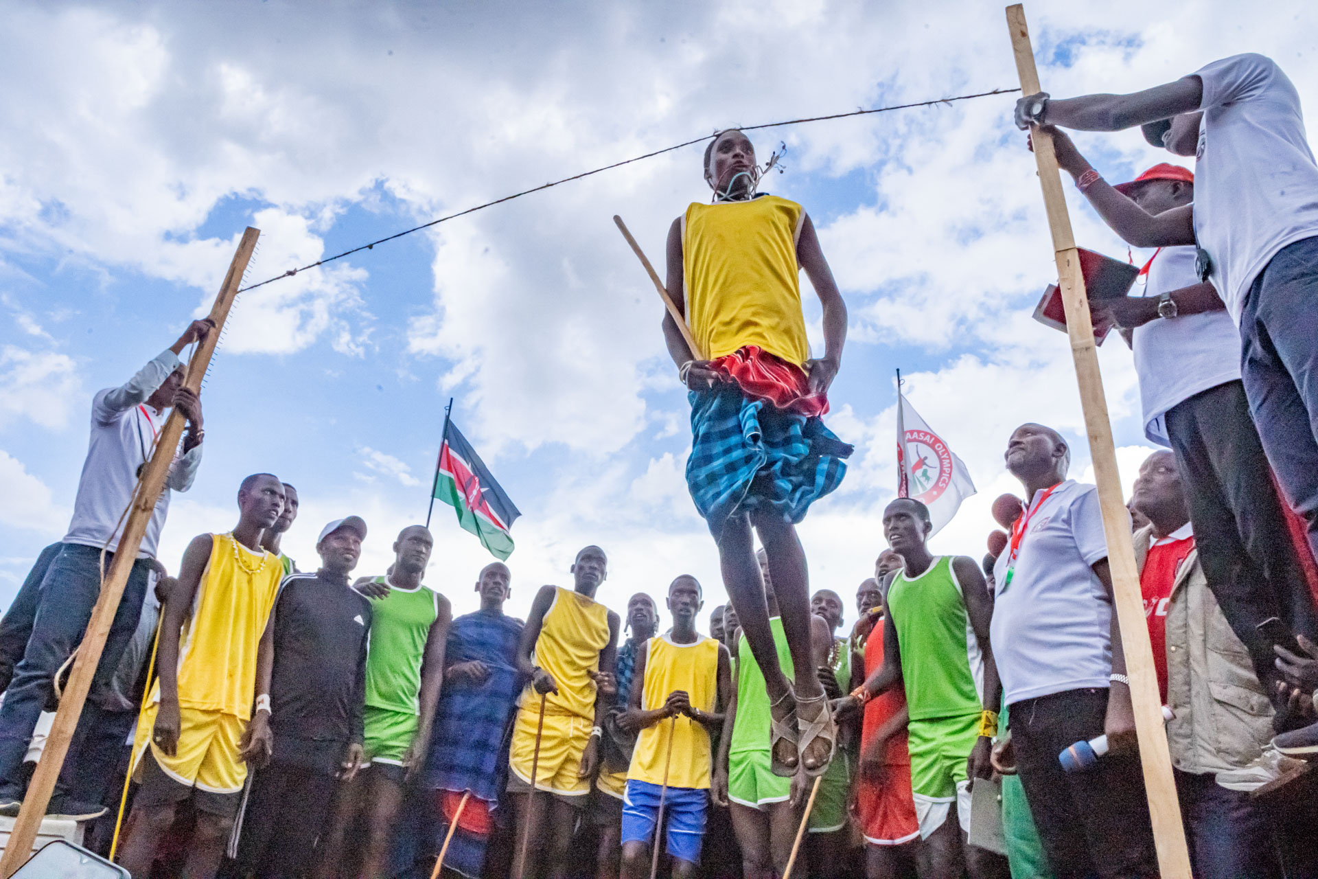 Usually signifying luck with the ladies, these boys are after medals, not hearts